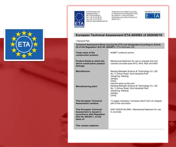   Certificación ETA 