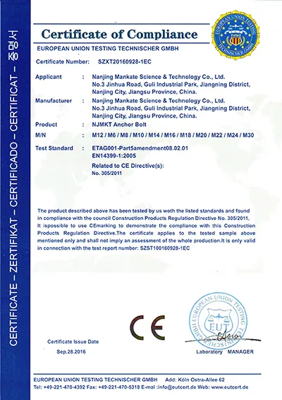   CE (Perno de anclaje) 