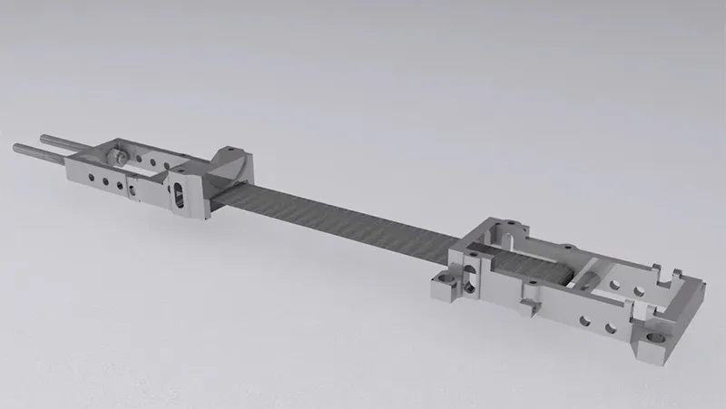 Sistema de pretensado de tejido de fibra de carbono