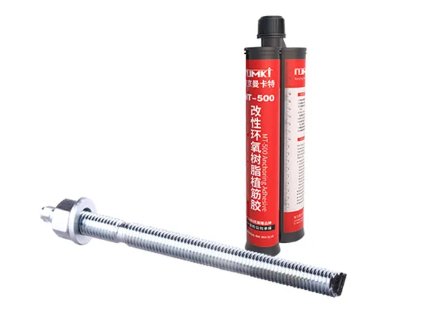 Anclaje de varilla roscada con adhesivo de inyección